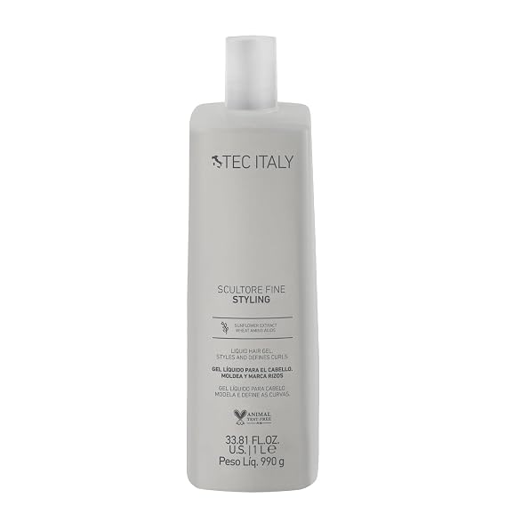 Tec Italy Scultore Fine Liquid Styling Gel for Curly Hair (33.8 fl oz)
