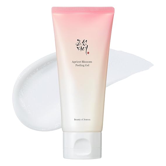 Beauty of Joseon Apricot Blossom Peeling Gel Soft Exfoliating Face and Body Scrub Dead Skin Cells Remover for All Skin Types, Korean Skincare for Men Women, 100ml, 3.38 fl.oz
