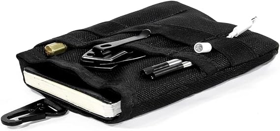 DEFY Project EDC Ballistic Nylon Travel Pouch | Lightweight Nylon Organizer for Accessories | Premium Tech Wallet | Water Repellent Travel Organizer