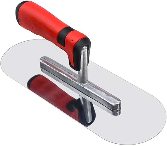 Stainless Steel Pool Trowel Flat Concrete Finishing Trowel Tools Cement Drywall Plastering Masonry Construction Tool