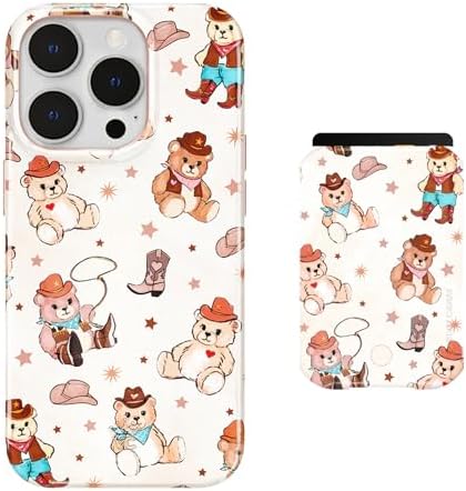 VELVET CAVIAR MagSafe Wallet  iPhone 14 Pro Case Bundle - Cowboy Teddy