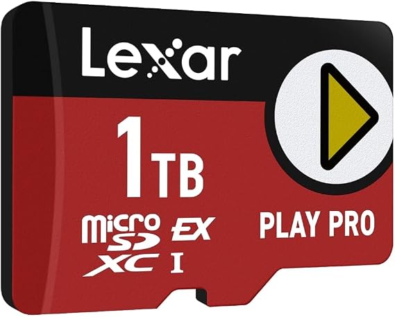 Lexar PLAY PRO MicroSD Express Card 1TB, up to 900MB/s Read, 600MB/s Write