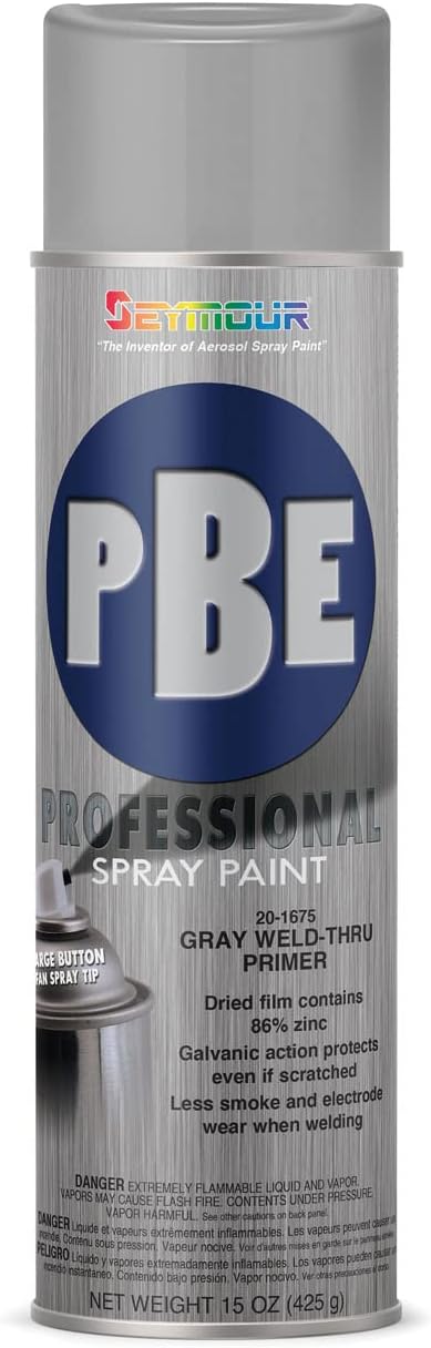 Seymour 20-1675 PBE Professional Primer, Self Etching/Weld Through Gray