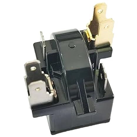 QP2-4R7 PTC Compressor Start Relay 6 Pin for Whirlpool Vissani Danby etc | Fits Whirlpool Vissani Danby EdgeStar Summit Haier Igloo etc