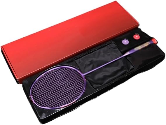 5U 75g 30Lbs Full Carbon Fibre Frame Badminton Racket with Free Tied