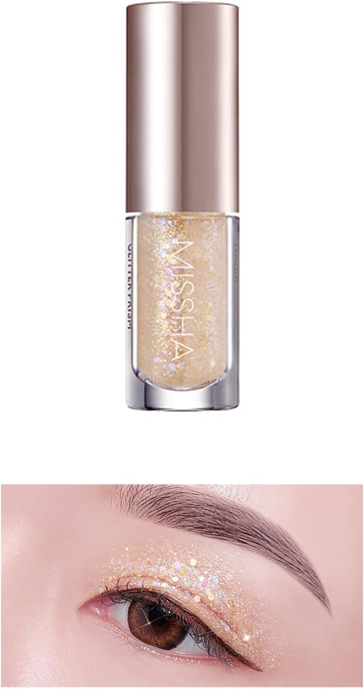MISSHA Glitter and Bright Glitter Liquid Eyeshadow No.2 Interstellar Glitter Prism Liquid Eyeshadow Topper