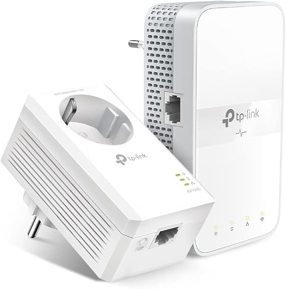 TP-Link TL-WPA7617 KIT, AV1000 Gigabit Passthrough Powerline ac Wi-Fi Kit