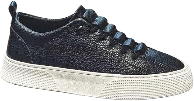 Men's White Leather Casual Sneakers, Low Top Plain Skate Shoes with Thick Sole, Minimalist Fashion Daily Walking Shoes for Male