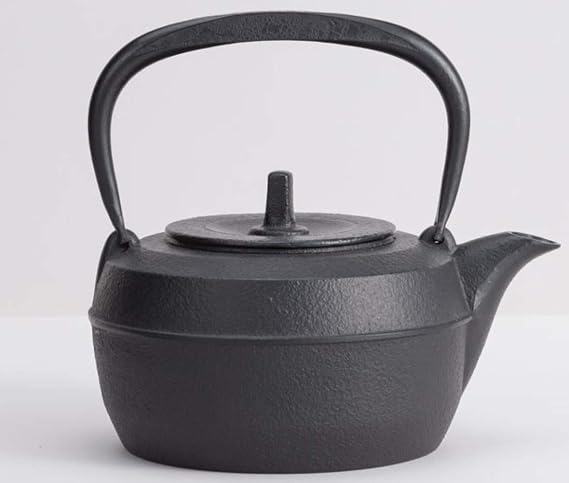 Iwachu Cast Iron Kettle Kettlebaum IH Compatible Black Baked Finish Kettle-fired 37.2 fl oz 1.1 L Nambu Ironware 11722