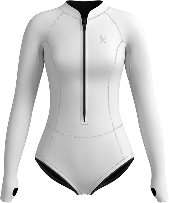 KMT Wetsuit for Women 2mm Long Sleeve Shorty Wet Suits