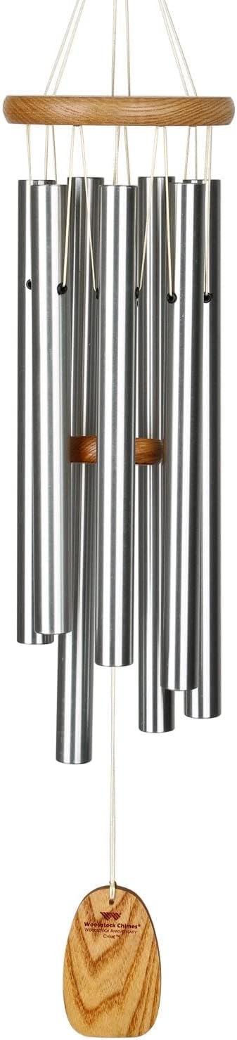 Woodstock Chimes Signature Collection, Woodstock Anniversary Chime, 27'' Famous Melodies Wind Chimes for Outdoor, Patio, Home or Garden Decor (ACS)