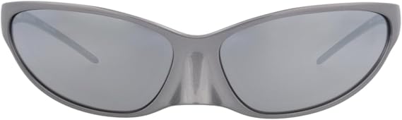 Balenciaga Shield-Frame Alluminium Sunglasses