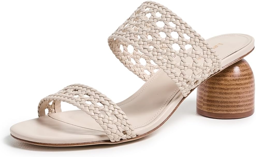 Larroude Women's Dew Drop Macrame Sandals