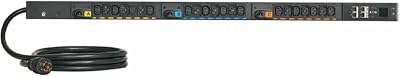 Eaton Electrical - EVMI2120X - Eaton 3-Phase Metered Input Rack PDU G4, 120208V, 42 Outlets, 16A, 5.8kW, L21-20 Input,