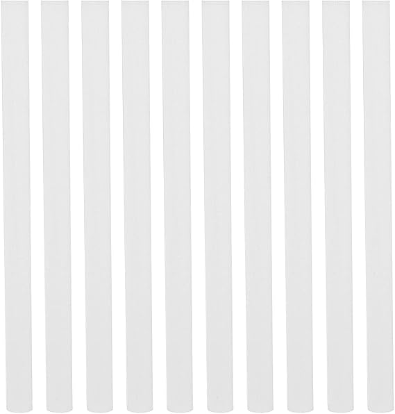 Mini Portable USB Humidifier Replacement Sponges 10-Pack Filter Cotton Sticks for Small Desk Humidifiers 8x123mm White Humidifier Filters