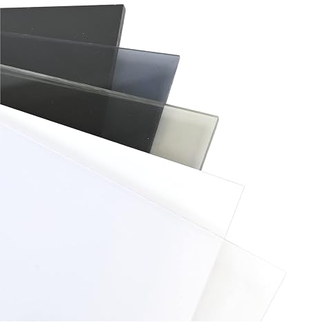 BuyPlastic Polycarbonate Plastic Sheet - Clear, 3/16" x 24" x 36" - Transparent Glass Replacement, UV, Weather, and Impact Resistant