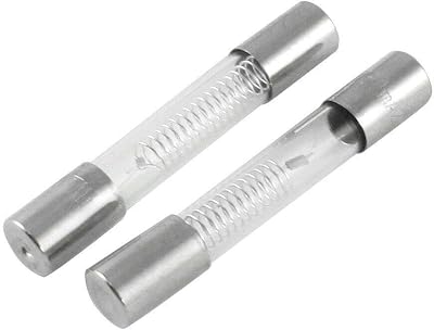 Electronic Components Microwave Oven 6 x 40mm Axial Glass 850mA 0.85A 5KV Fuse Tubes 2 Pcs
