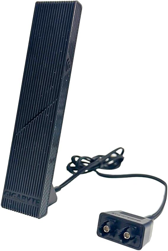 for GIGABYTE WiFi 7 Magnetic Antenna 2.4G 5G 6G WiFi 6E WIFI7 for GIGABYTE X870 AORUS,X870E AORUS,X870M AORUS,X870I AORUS,X870 Gaming Motherboard PC Desktop Computer with New Interface Black