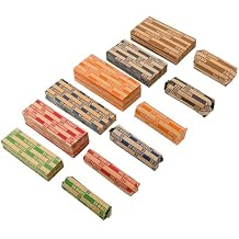 L LIKED 200-Count Assorted Coin Roll Wrappers - Fits Pennies, Nickels, Dimes, Quarters, Dollars & Halves