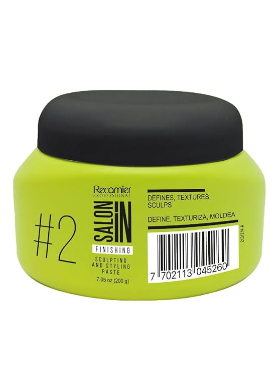 Salon In by Recamier | Sculpting and Styling Paste | Hair Paste for Styling | Define, Texturize, and Sculpt Hairstyles | 7.05 oz / 200 g