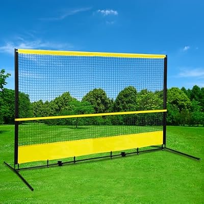 Portable Backstop Net, Barrier Netting, Tennis Backstop Net, Lacrosse, Baseball, Softball, Soccer, Basketball, Baseball Net, Protective Screen with Carry Bag, Baseball Practice Net