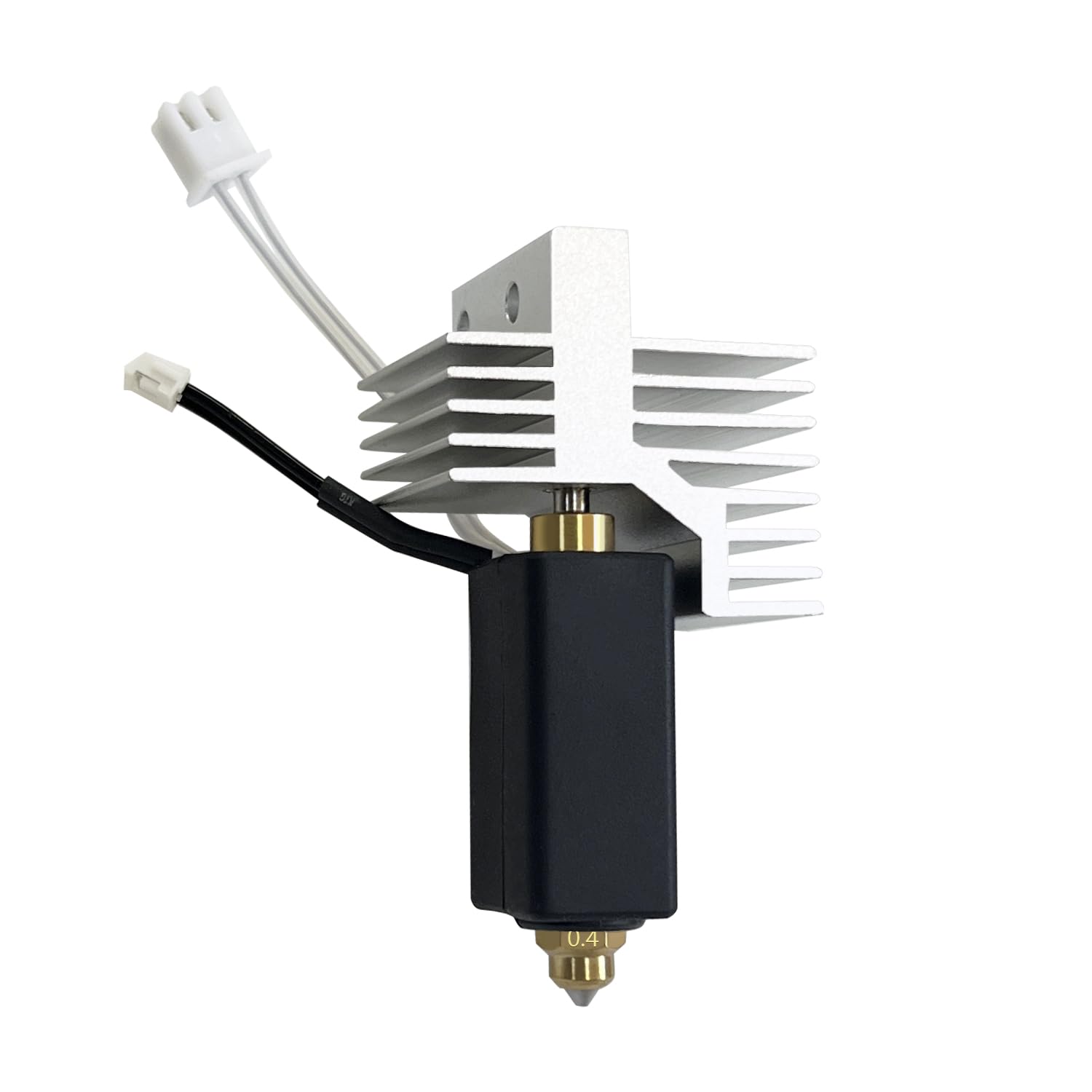 RugooSpink Upgrade Ceramic Hotend for Elegoo Centauri Carbon Hotend Print Head Extruder Hot End with 0.4MM Hardened Steel Nozzle Heating Element for Elegoo CentauriCentauri 3D Printer Accessories
