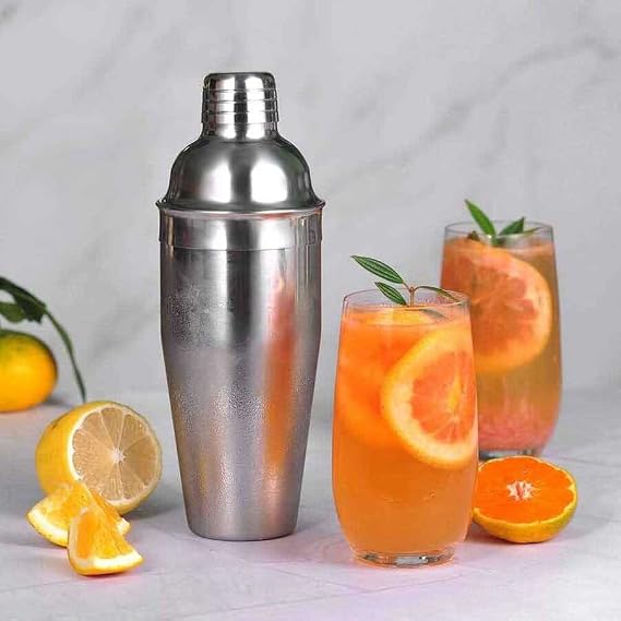 Epi nox Çelik Kokteyl Shaker - Meyve Suyu Shaker - Kokteyl Karıştırıcı, 750 ml