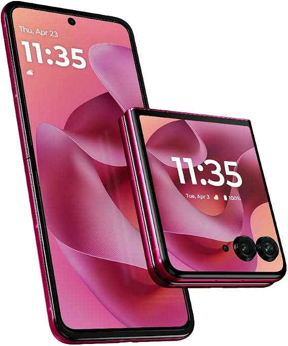 Motorola Razr+ 2025 | Unlocked | Made for US 12/256GB | 50MP Camera | Hot Pink