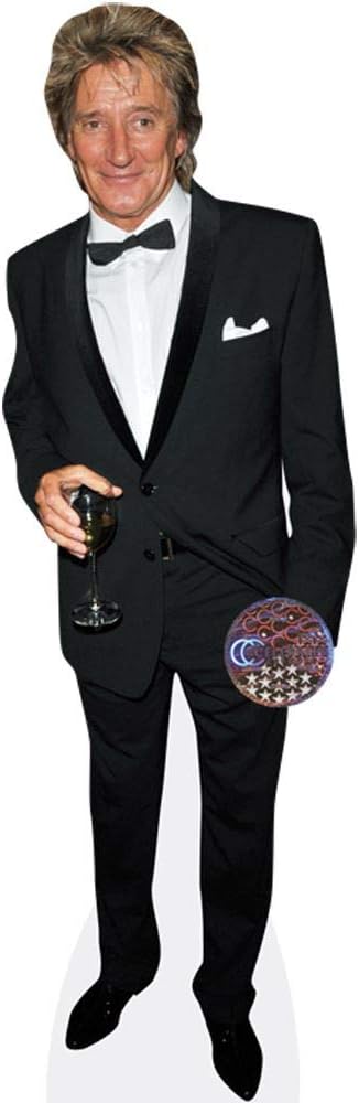 Celebrity Cutouts Rod Stewart (Bow Tie) Mini Size Cutout