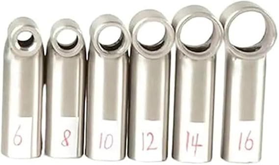 Dreadlock Machine Replacement Holes, Multiple Sizes 6/8/10/12/14/16mm for Instant Dreadlocks, with 6 Heads for Different Thicknesses of Dreadlocks
