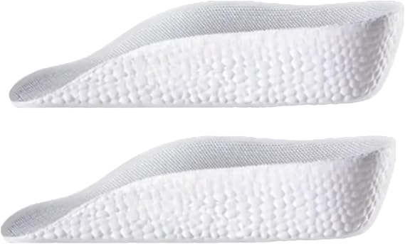 Height Increasing Insoles - Height Increasing Insoles, Invisible | Elastic Shock Absorption Cushion Pads, Breathable Shoe Elevator, Mid Heel Inserts for Men