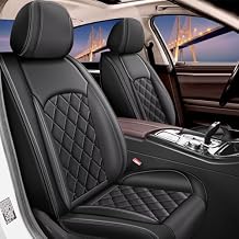 Full Set Seat Cover Fit for Mazda CX5 CX-5 2013-2025 | Faux Leather Seat Covers Waterproof Car Seat Covers Protector - Easy to Install Automotive Interior Accessories (5 Seats, Black Line)