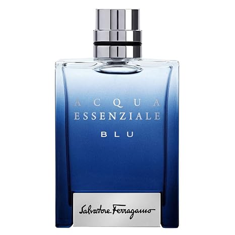 FERRAGAMO Acqua Essenziale Blu Eau de Toilette Pour Homme, Cologne Spray for Men