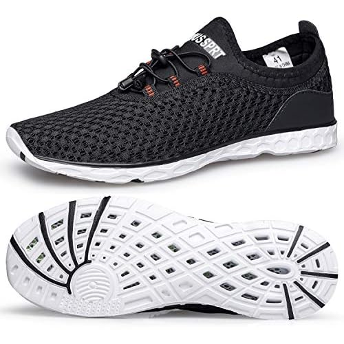 DOUSSPRT Mens Water Shoes Quick Drying Sports Aqua Shoes