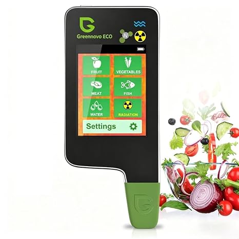 Greentest Eco 5+ Fish Nitrate Tester, TDS Meter Radiation Geiger Counter | Tests nitrate in fruit, vegetable, meat, fish; drinking water TDS PPM check, portable radiation detector for home use