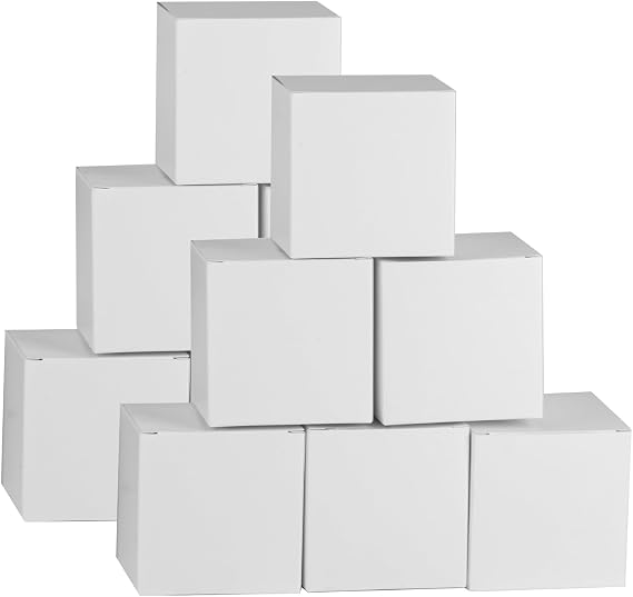 12 Pcs Small White Gift Boxes with Lids