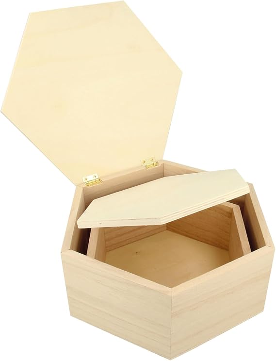 Artemio Wooden Nesting Box, Beige, 22 x 9 x 19 cm