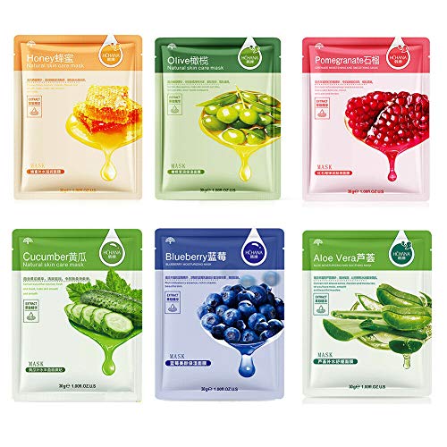Magik 12 Pack Fruit Snail Aloe Milk Essence Facial Mask Sheet Age-defy Moisturizing Fruit&Vegetable