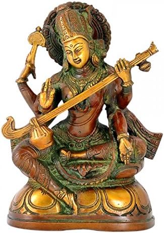 Goddess Saraswati MATA - Brass Statue