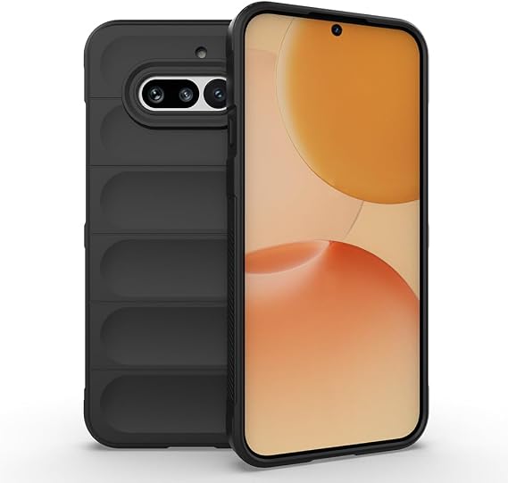 Spia Nothing Phone 4A ile Uyumlu Kılıf Siyah Kinet Silikon Kapak (Nothing Phone 4A ile Uyumlu, Siyah)