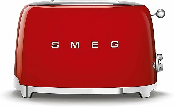 Smeg TSF01RDEU Toaster 2x2, Red