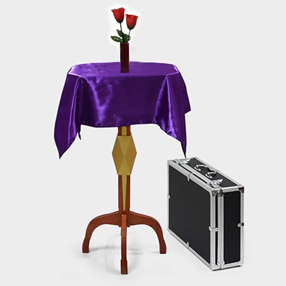 ZQION Floating Table with Anti Gravity Vase Magic Tricks Magician Props Stage Illusions Magic Gimmick Mult-Function Table