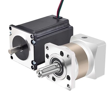 Nema 23 Stepper Motor 2.4Nm(339.79oz.in) 4.0A +5:1 Nema 23 Planetary Gearbox