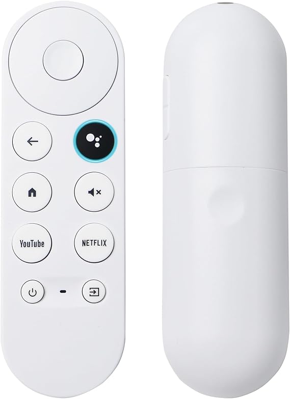 G9N9N New Replacement Google Chromecast TV Voice Smart Remote Control, Compatible with Google Chromecast 4k, Google TV Streamer 4K(Only Compatible with Snow Chromecast Google)