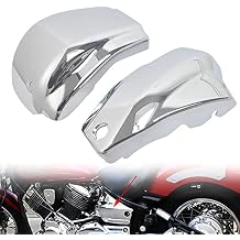 Motorcycle Battery Side Fairing Covers For Ya-maha Dragstar Vstar XVS1100 Classic Custom 1999-2011 Chrome