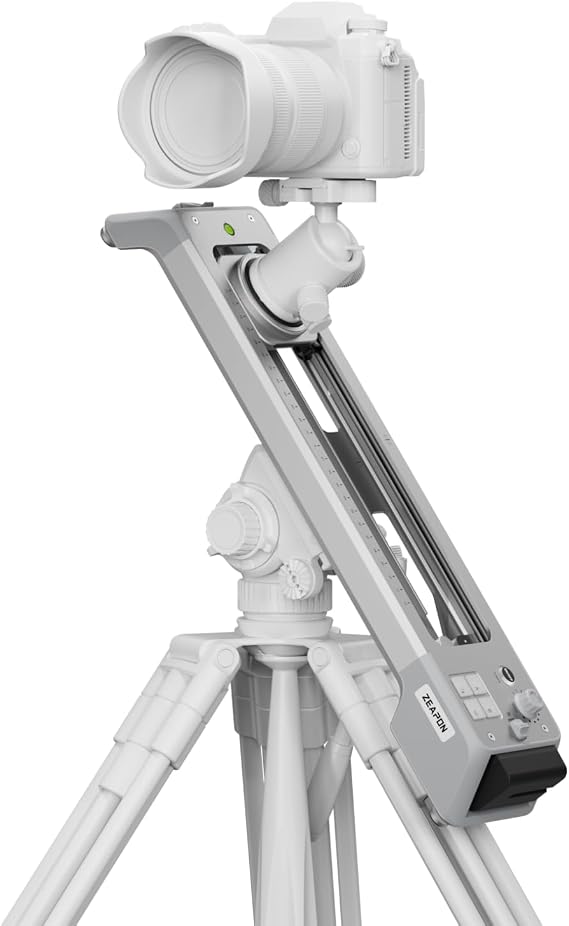 ZEAPON EVO D40 Motorisierter Kamera-Slider – 470 mm leiser elektrischer Schienenverteiler für spiegellose DSLR-Kameras mit Echtzeit-Geschwindigkeitsregelung AB-Punkt-Einstellung