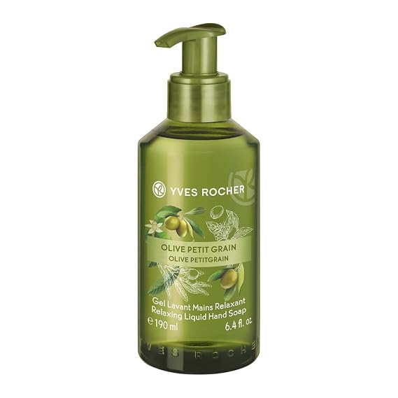 Yves Rocher Relaxing Liquid Hand Wash Gel - Olive Petitgrain, 190 ml./6.4 fl.oz.