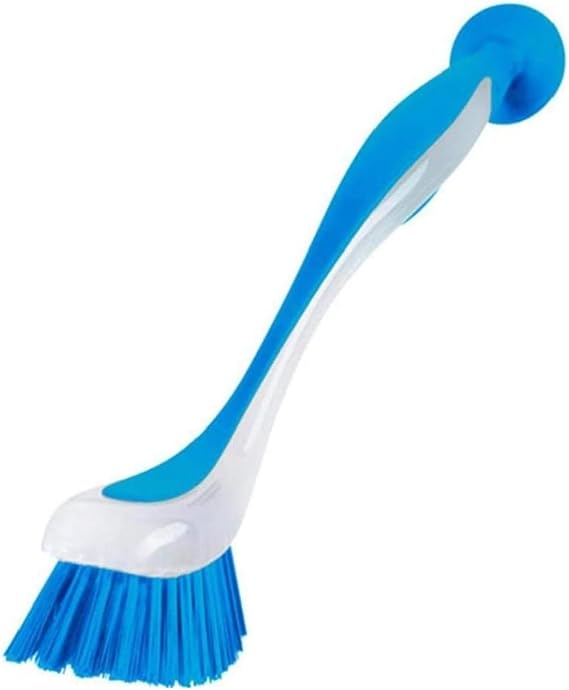 Dish Scrubbing Brush,Pan brush,Kitchen Brush Long Handle Brush Blue Sink Dishwashing Brush Non-slip Brush Household Multi-function Dish Brush Kitchen Cleaning Brush Dishwashing Br