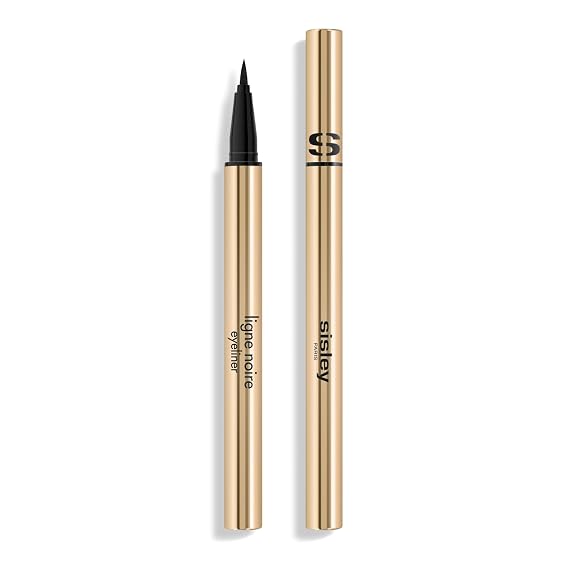 Sisley Paris Ligne Noire Eyeliner, 1 Deep Black - High-Intensity, Long-Lasting, Waterproof Formula - Supports Lash Quality with Vitamin Peptide - Easy Application