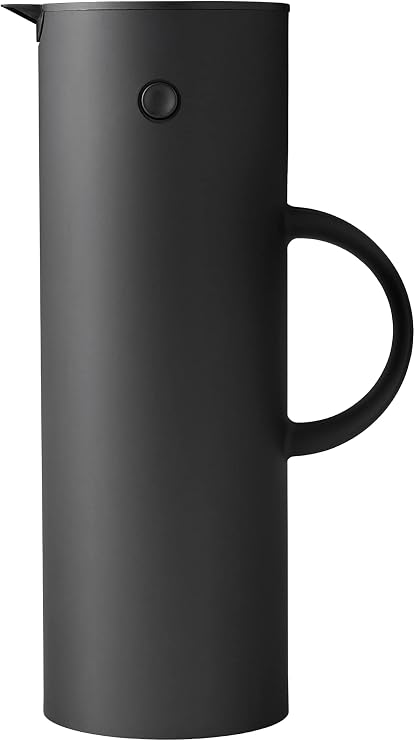 Stelton EM77 Vacuum Jug 1L Black Insulated